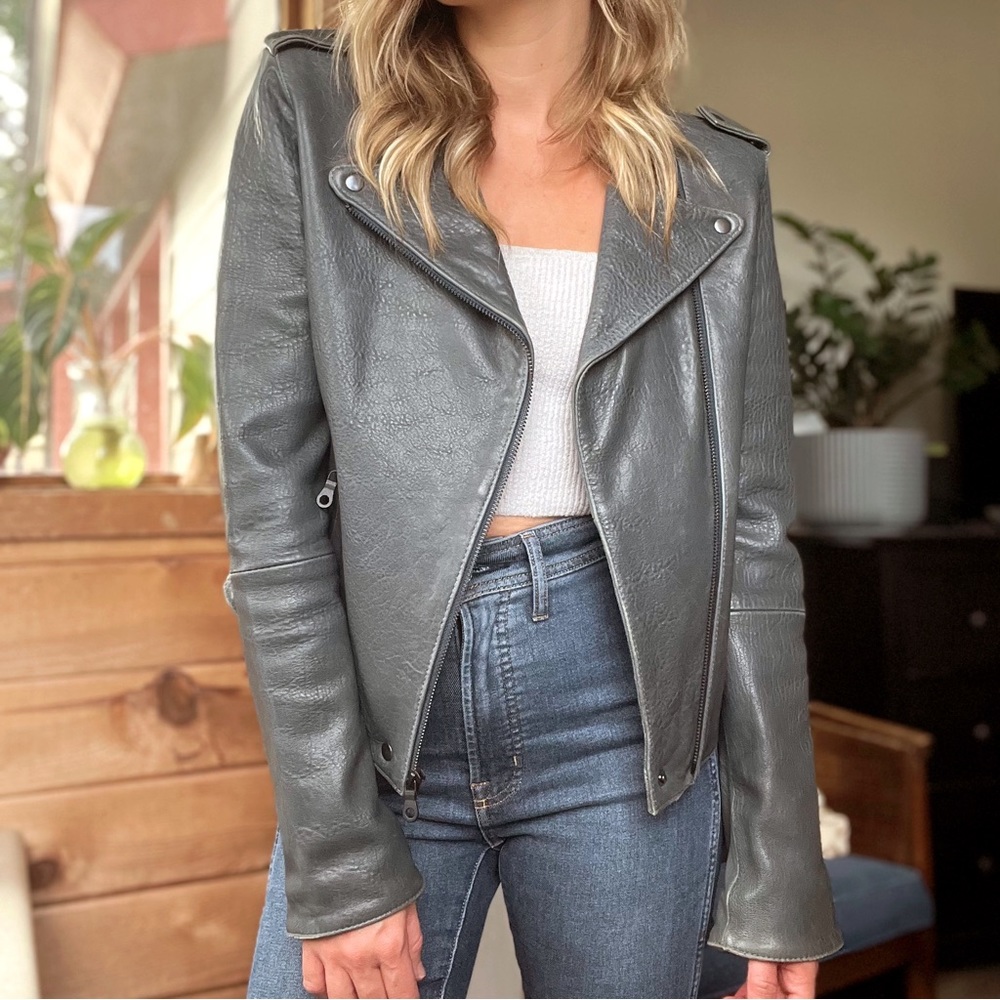 Madewell Wearmaster Leather Jacket